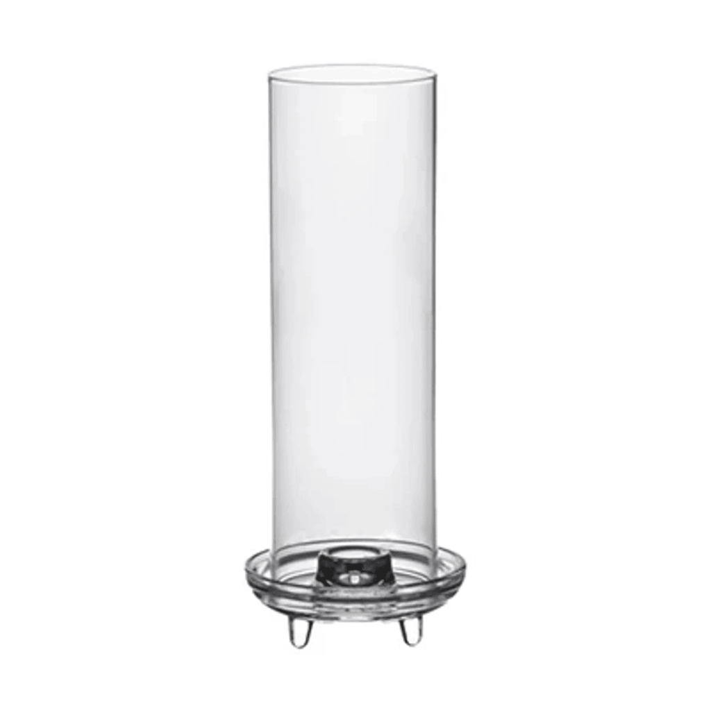 CASTIÇAL LA VOIR EM CRISTAL ECOLÓGICO L10XA25,5CM