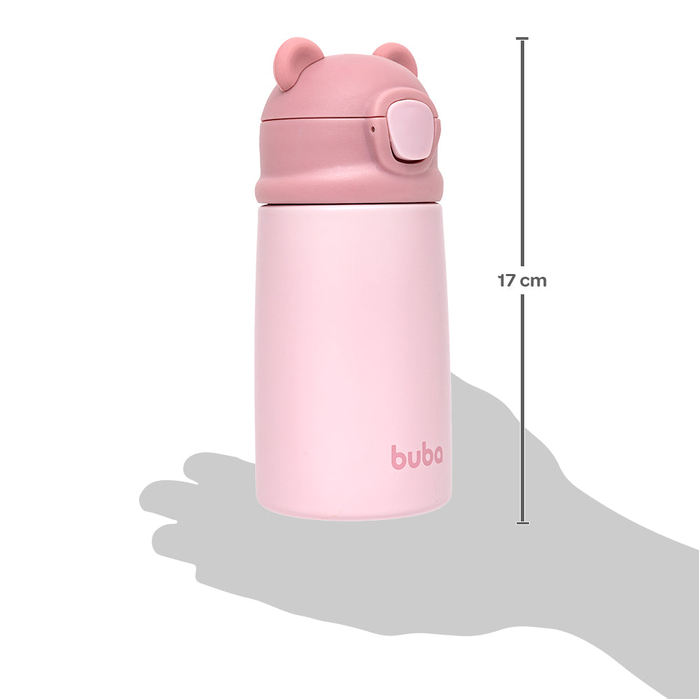 COPO TERMICO PAREDE DUPLA URSINHO ROSA