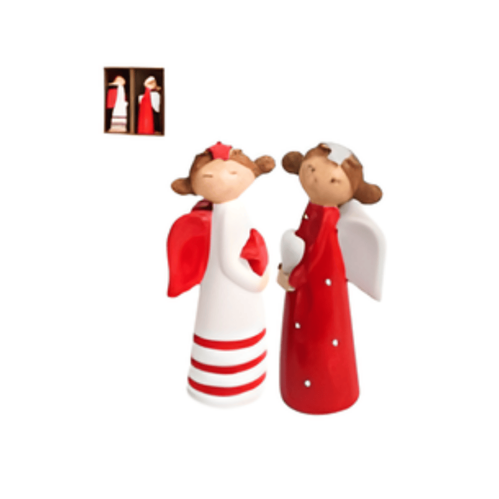 ENFEITE NATALINO RESINA ANJINHA - 9,5CM