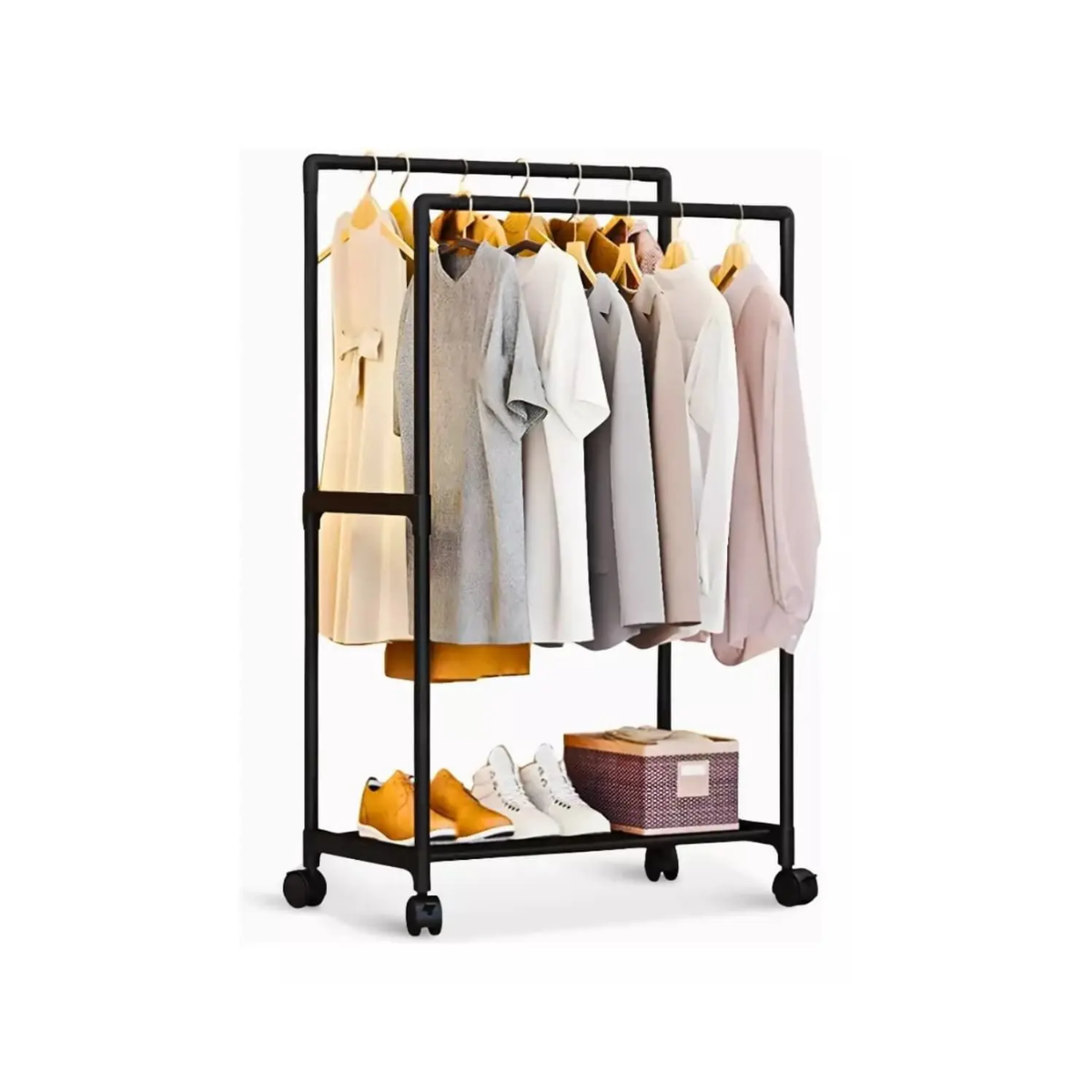 ARARA PARA ROUPAS PRATELEIRA 115X57.5X30CM (SORTIDO)