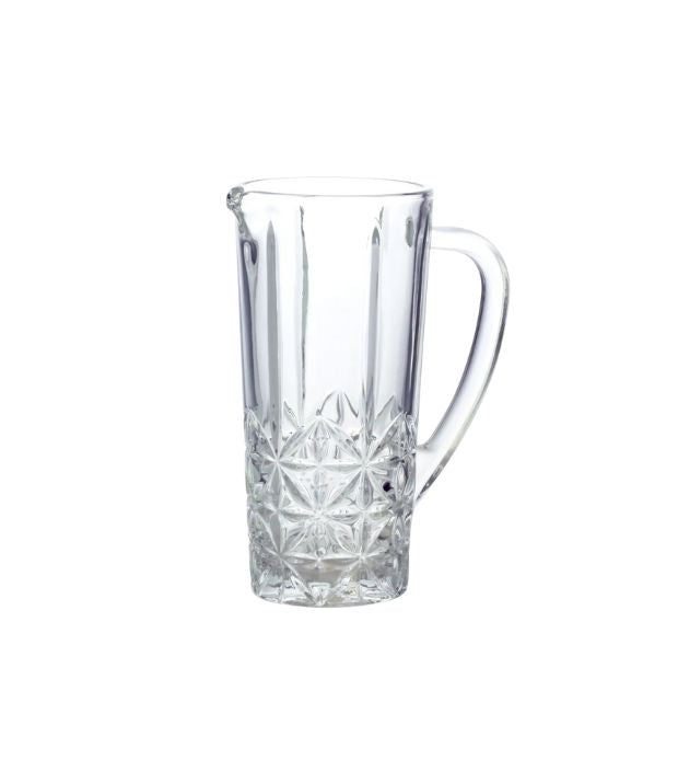 CONJUNTO 6 COPOS ALTOS 270ML E 1 JARRA 1L VIDRO STELLA