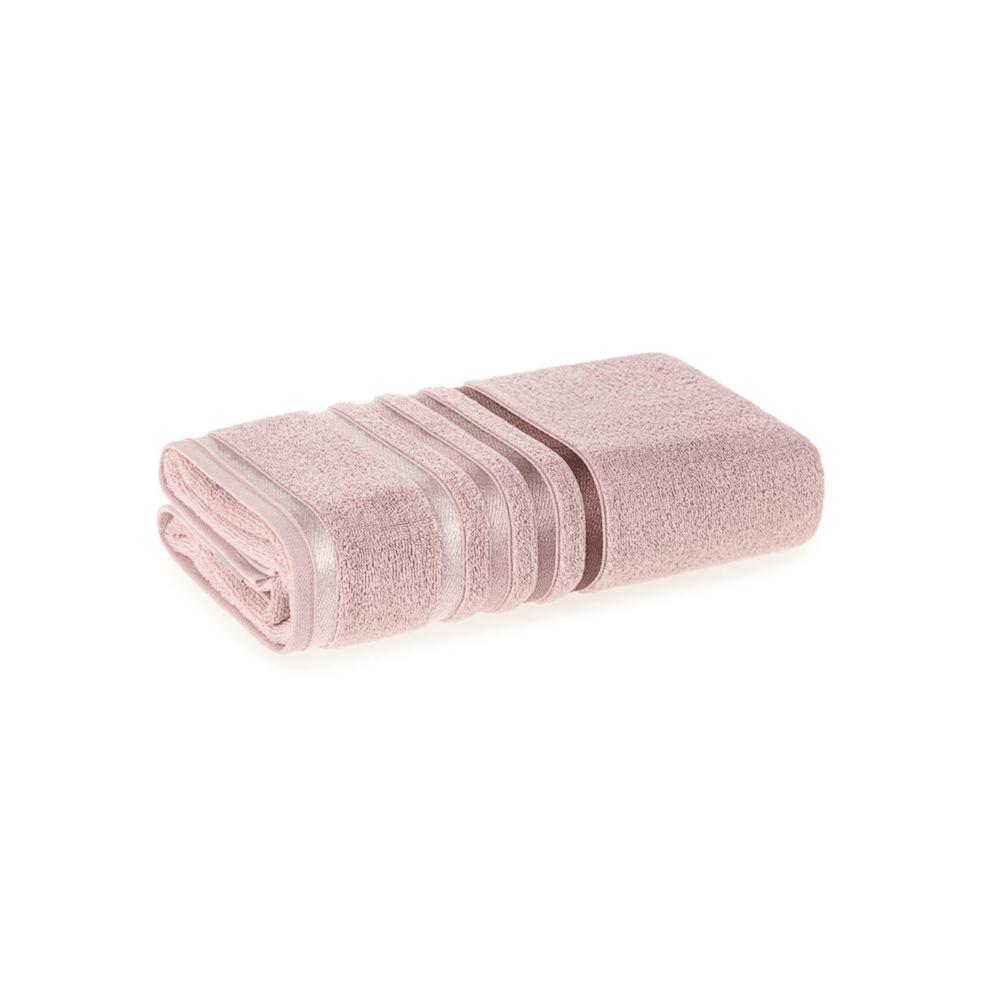 TOALHA DE ROSTO FELPUDO LUMINA ROSA - 48CM X 80CM