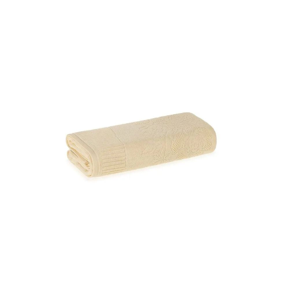 TOALHA BANHO VELUDO GRACE COR BEGE TAMANHO 66X140  CM RETANGULAR