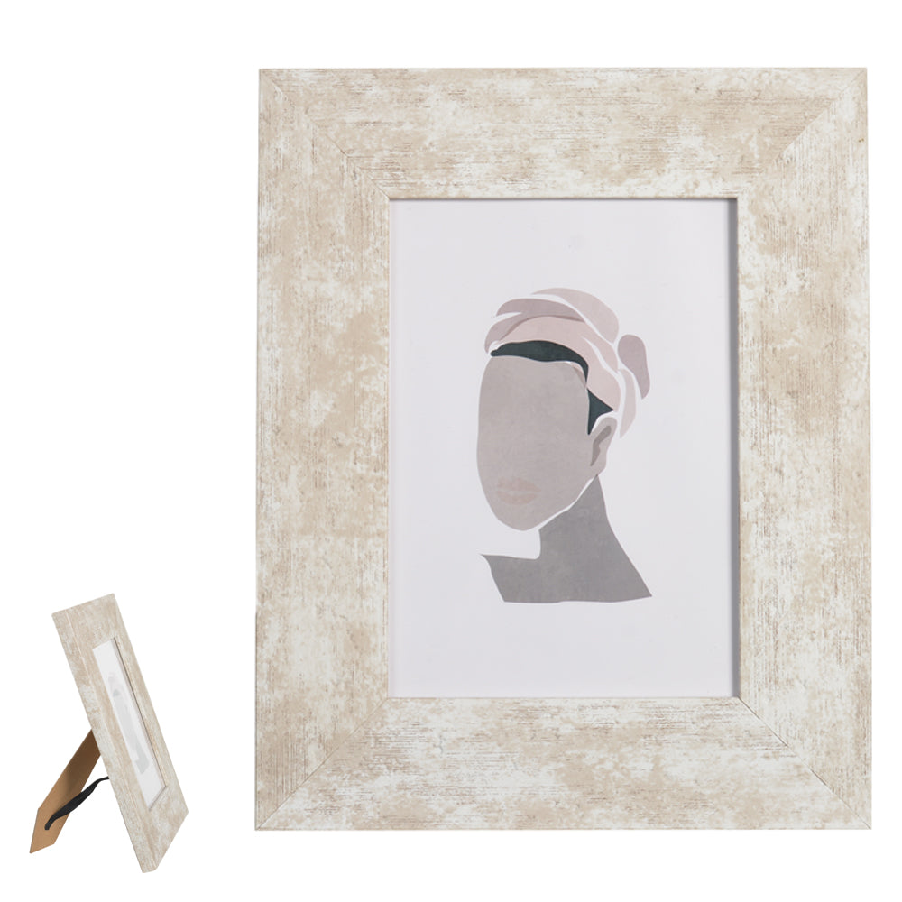 PORTA RETRATO 13X18CM (BEGE) 23,5X20,5X1,5CM