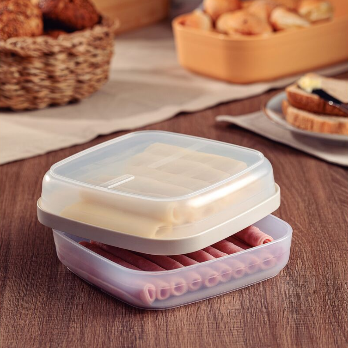POTE PP PORTA FRIOS 1,3L MIX CINZA