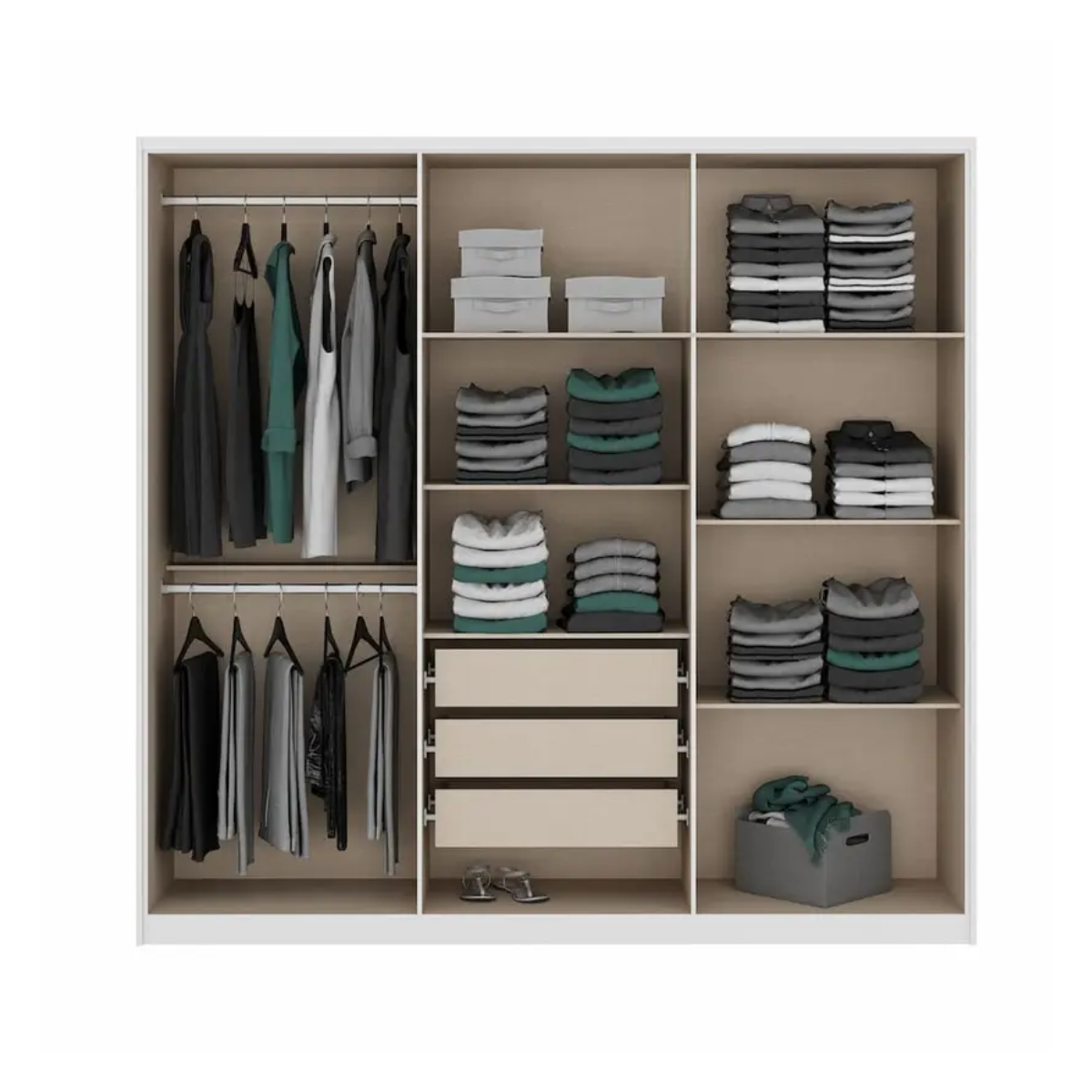 ROUPEIRO TROY 1154 – NOCE/OFF WHITE