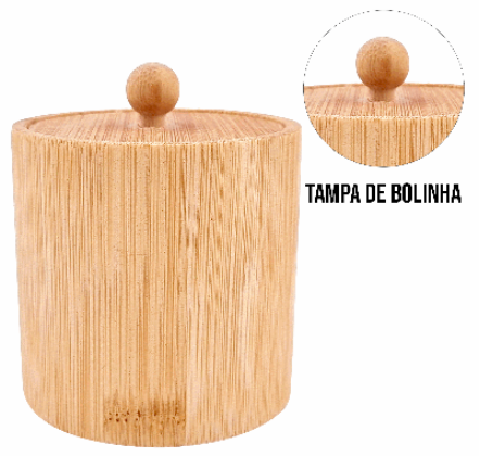 POTE DE BAMBU 8X8CM, REF 6527