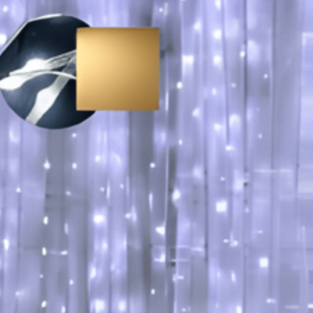 CORTINA FIO DE FADA 80 LEDS BRANCO QUENTE BIVOLT - 3M X 80CM