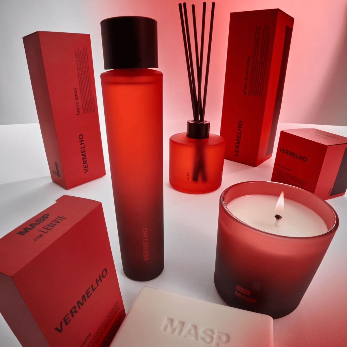 DIFUSOR DE PERFUMES MASP - VERMELHO - 200ML