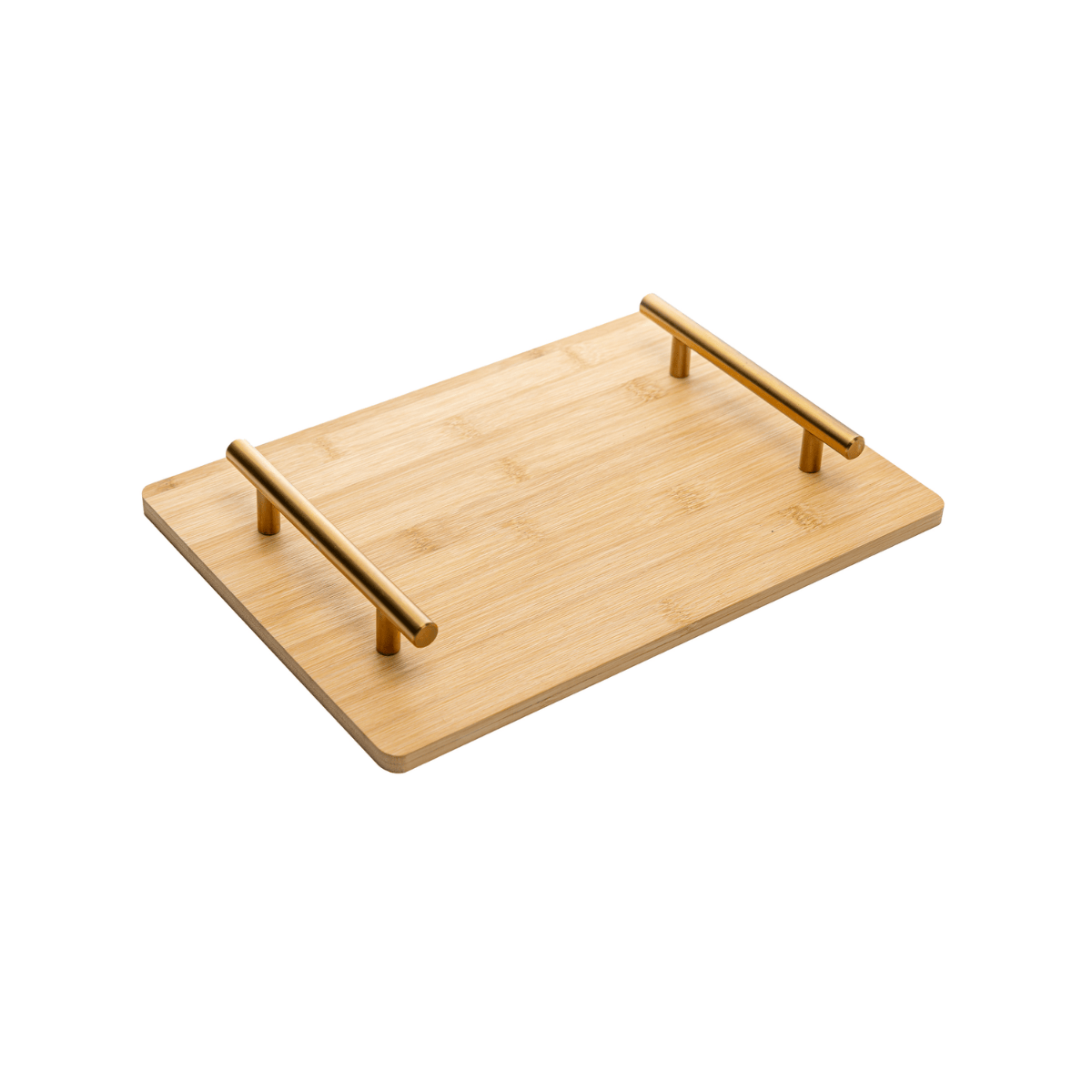 BANDJA DE BAMBU ALCA DE METAL SEATTLE - 30CM X 21CM