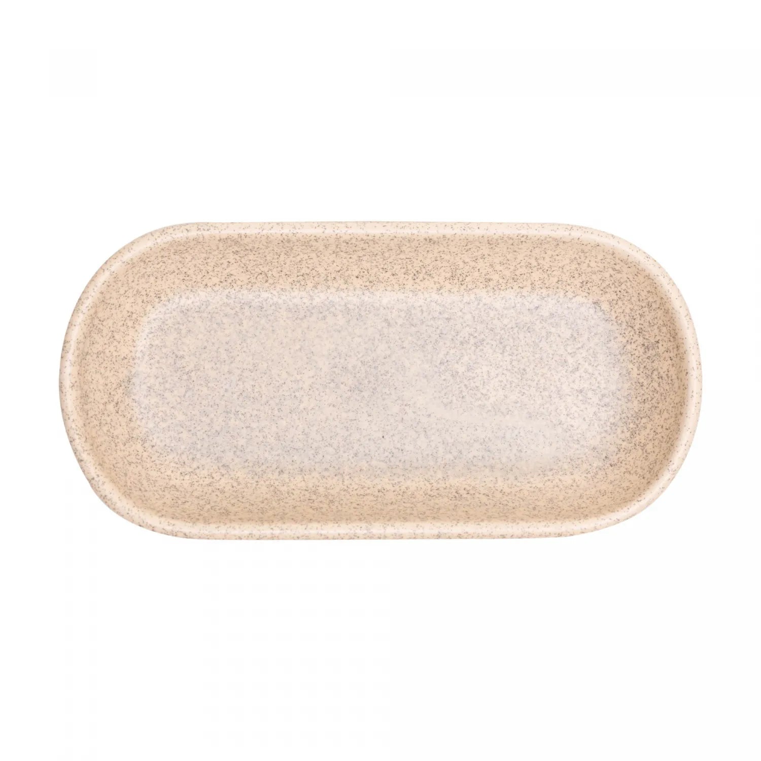 TRAVESSA OVAL DE CERAMICA KOBE CREME 16CM X 8CM X 2,5CM