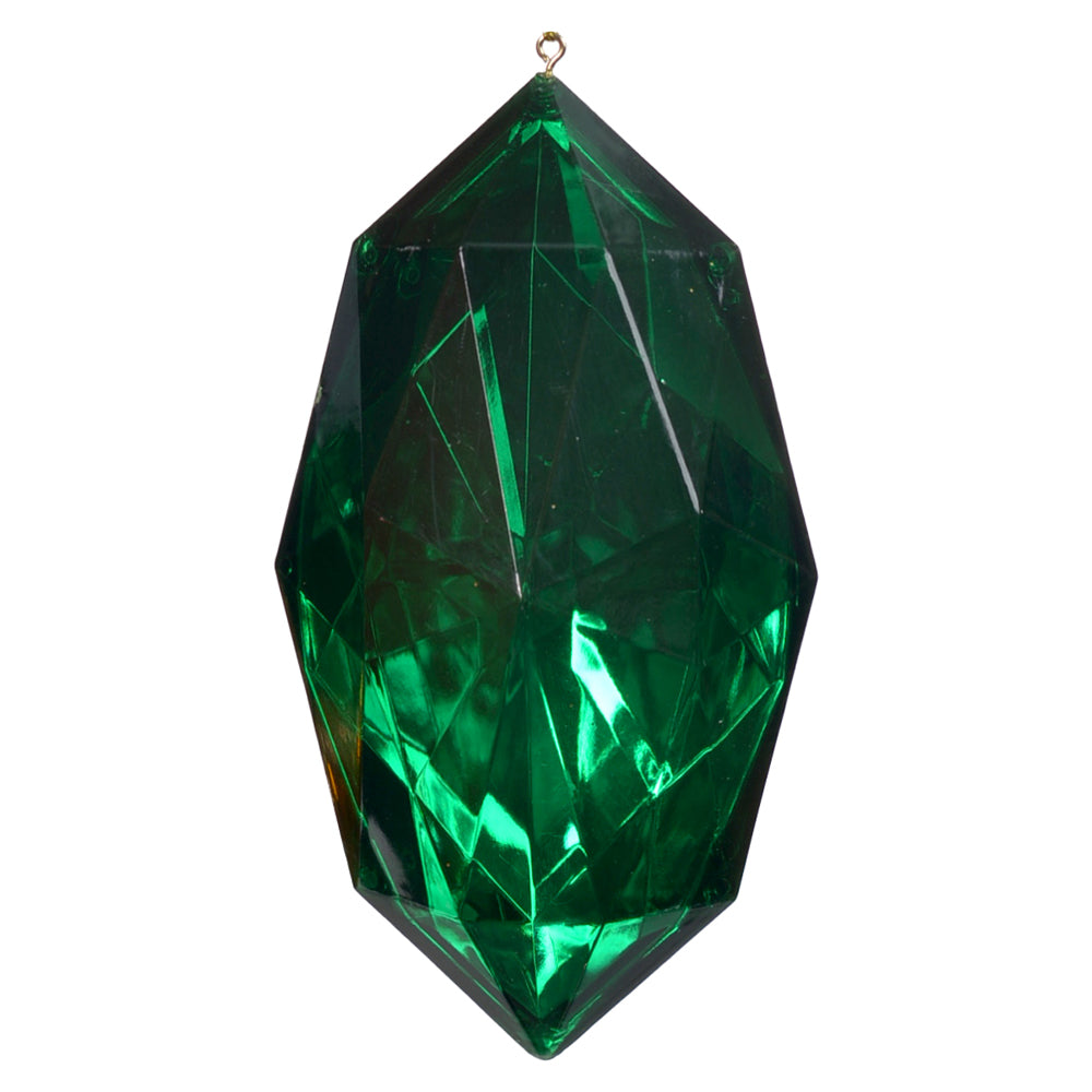 ENFEITE CRISTAL VERDE 13,5CM