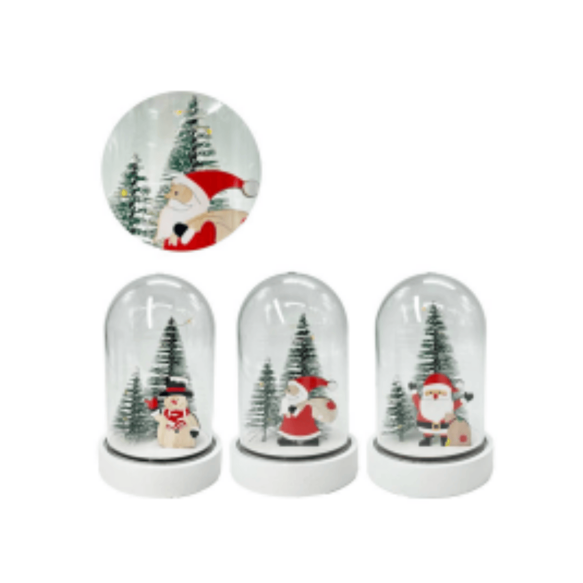 GLOBO DECORATIVO PAPAI NOEL SORTIDO