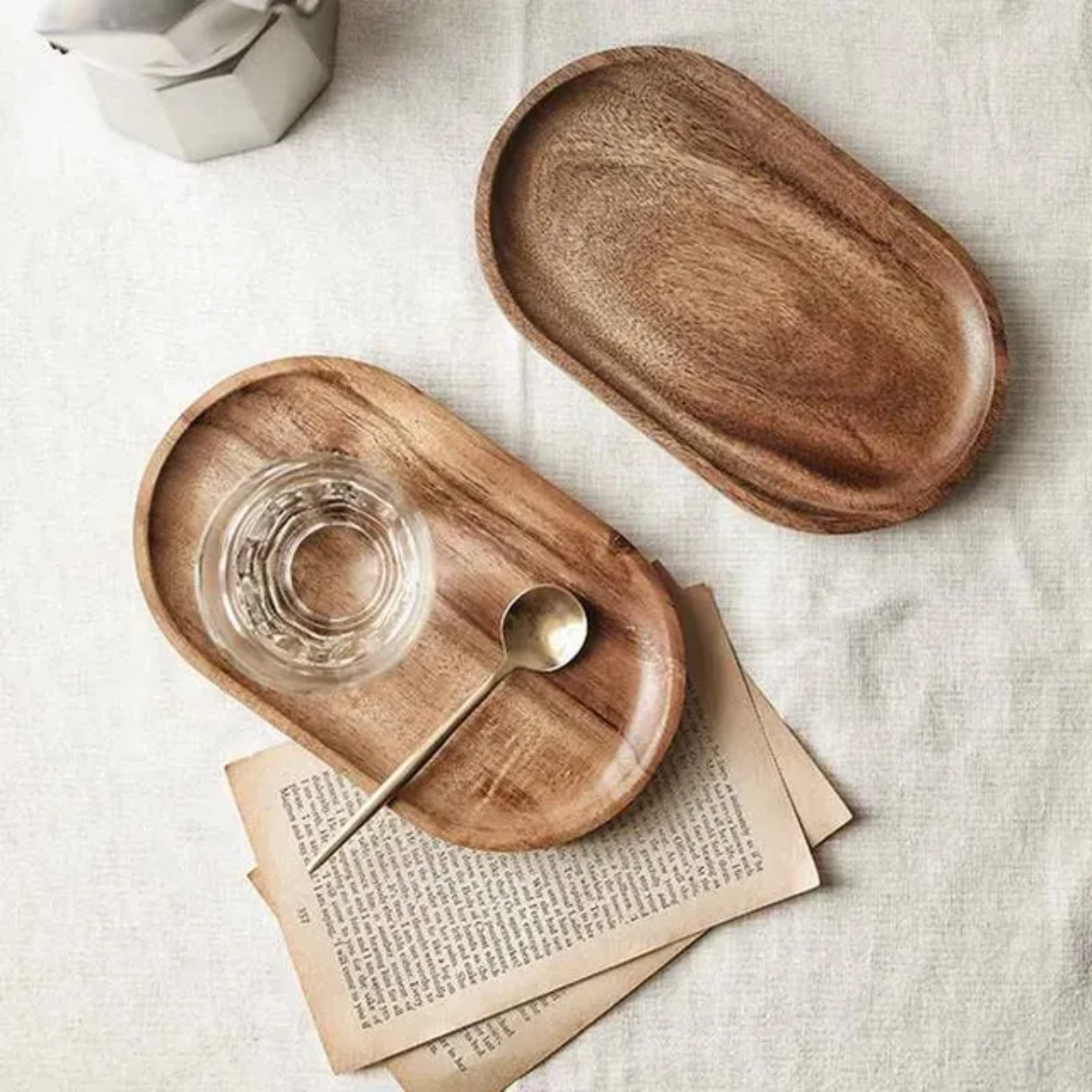 BANDEJA OVAL ACACIA WOOD 40X20CM