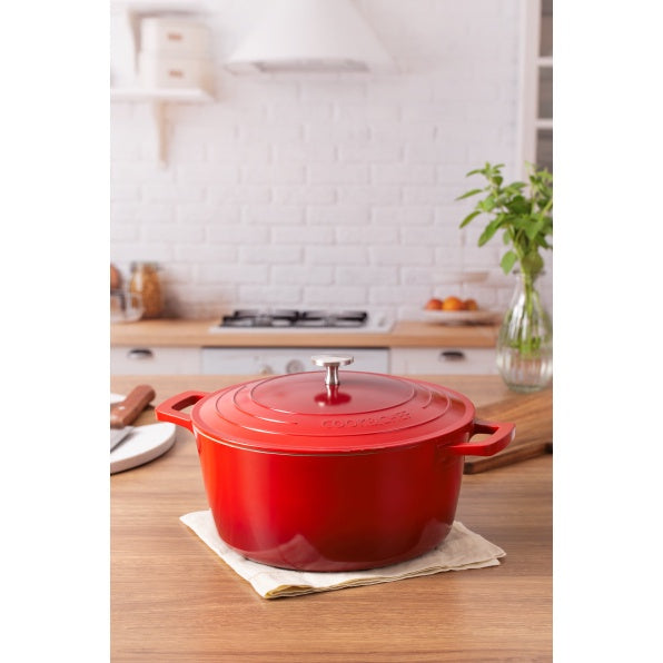 CAÇAROLA IN COOK&CHEF VERMELHO 28CM