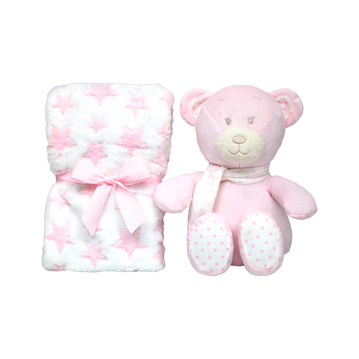 KIT URSINHO COM MANTINHA SONINHO ROSA