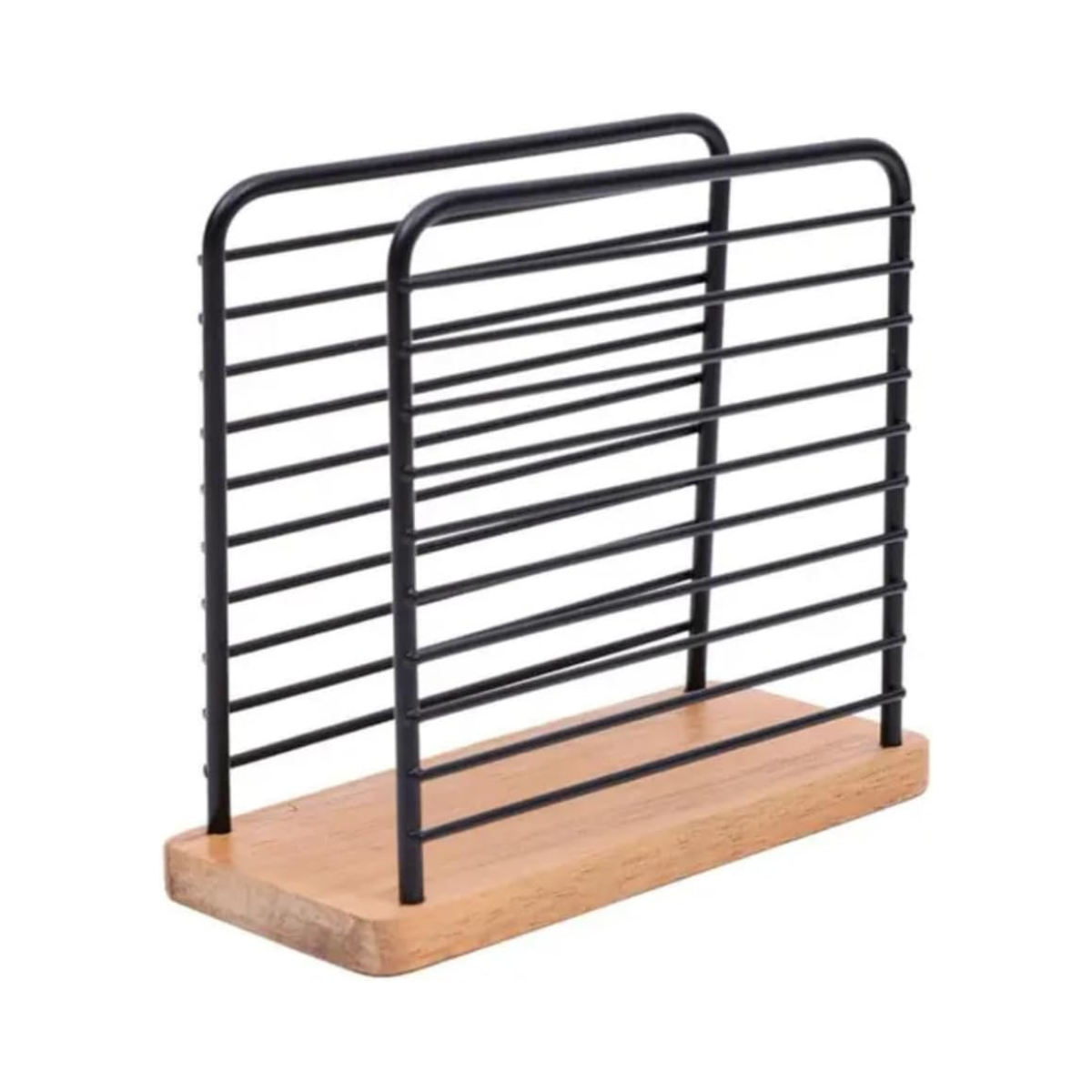 PORTA GUARDANAP ACACIA WOOD IRON