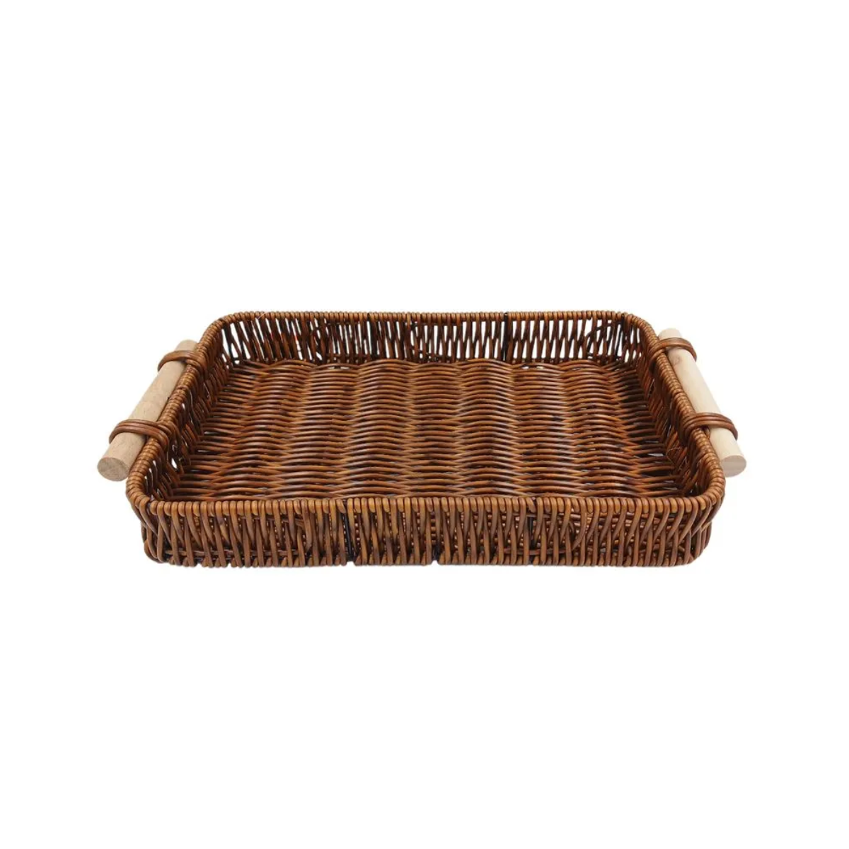 BANDEJA TRAMADA RETANGULAR 37X23CM SORTIDO