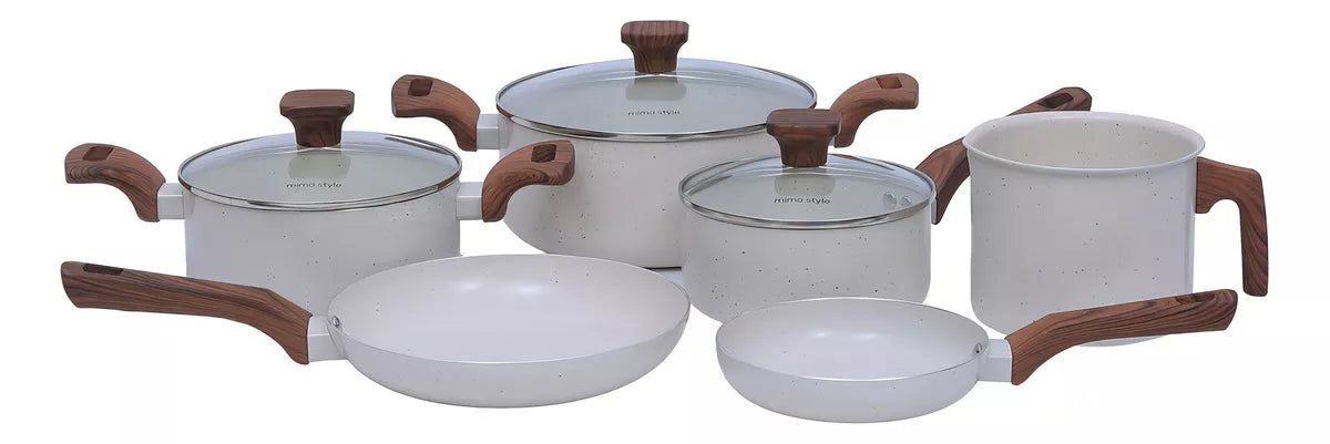 CONJUNTO 6 PANELAS STYLE  MARMOL
