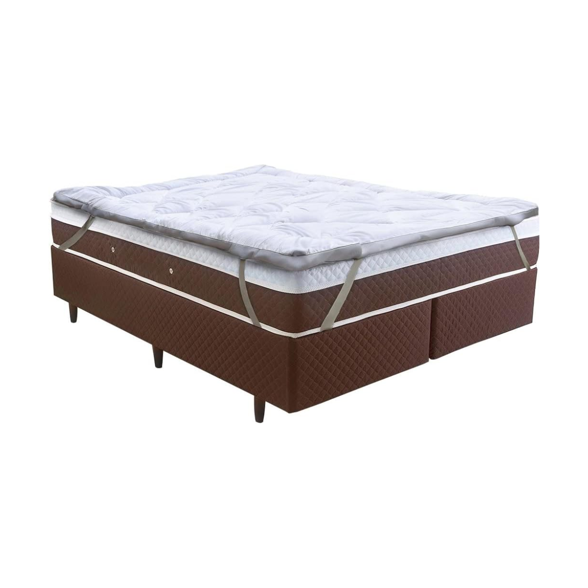 PILLOW TOP TOQUE DE PLUMAS TESSI CASAL BRANCO