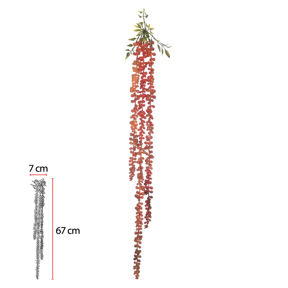 SUCULENTA SEDUM (LARANJA) 50cm