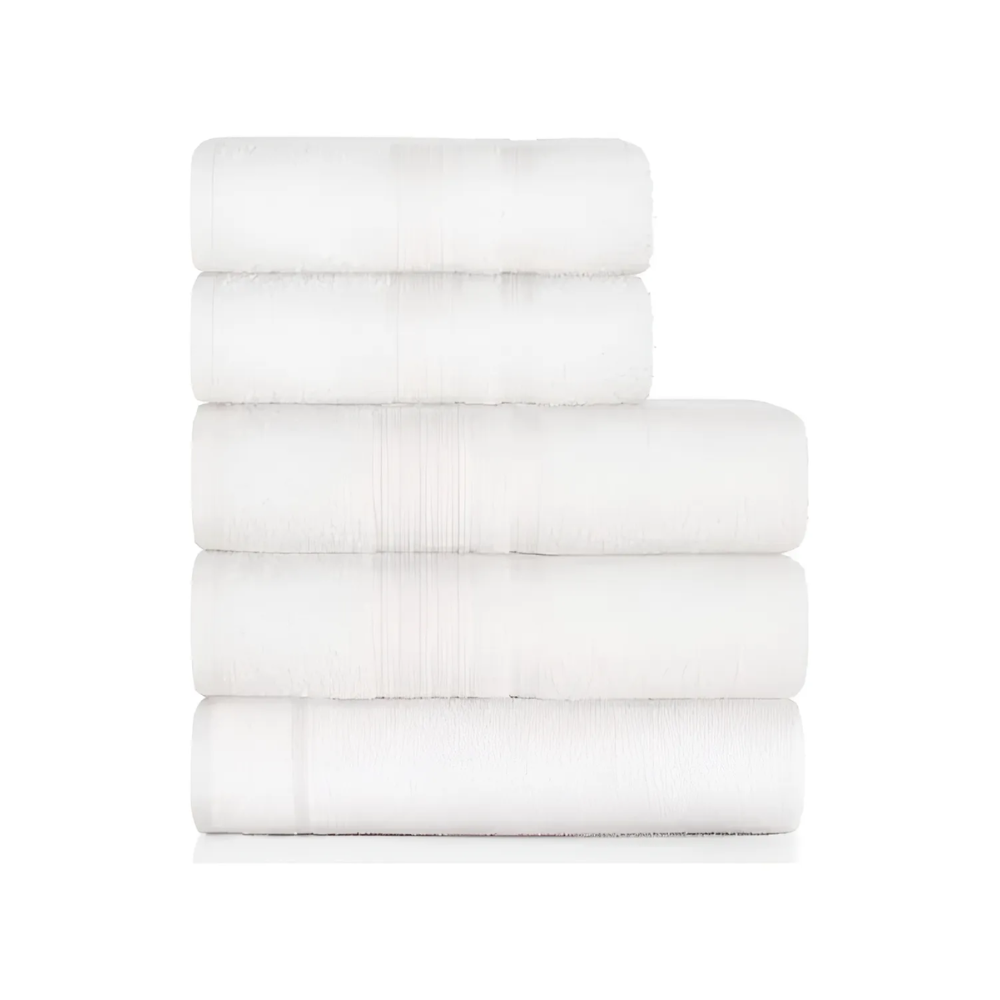 JOGO DE TOALHAS 5 PECAS TOQUIO G3 – BRANCO