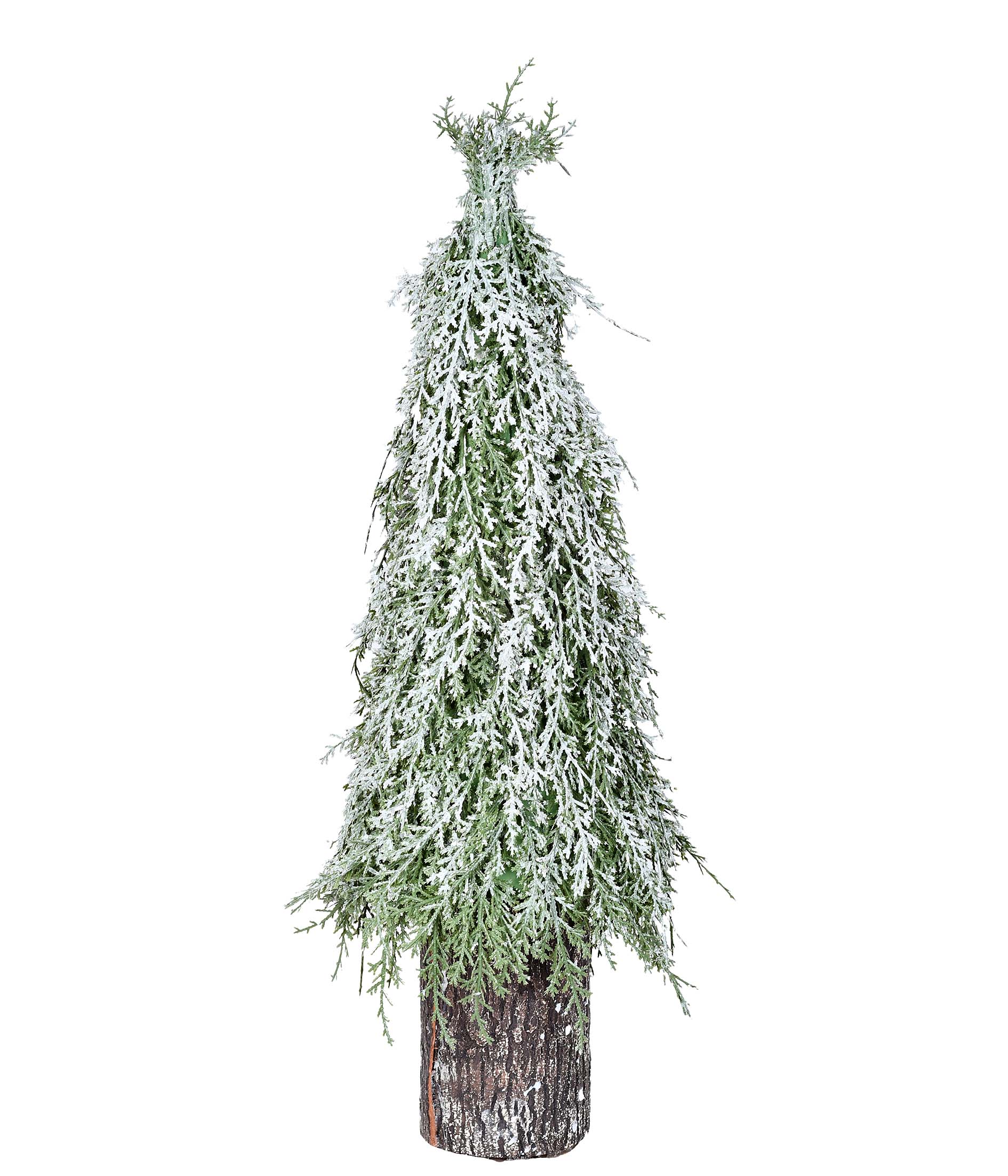 ARVORE DE NATAL NEVADACOM BASE 68CM