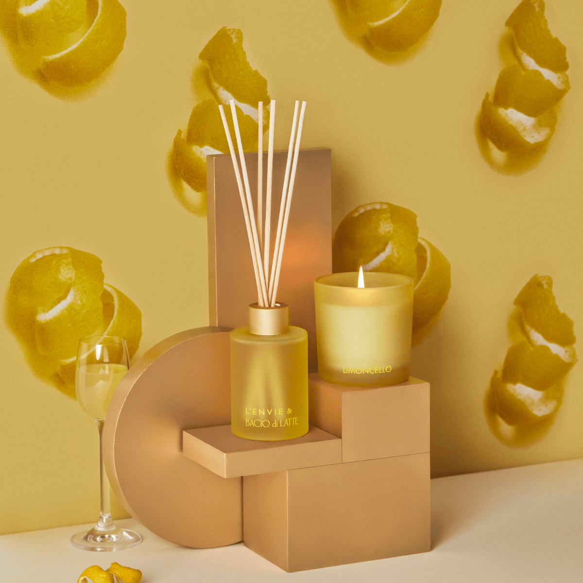 VELA PERFUMADA LIMONCELLO BACIO DI LATTE - 170G