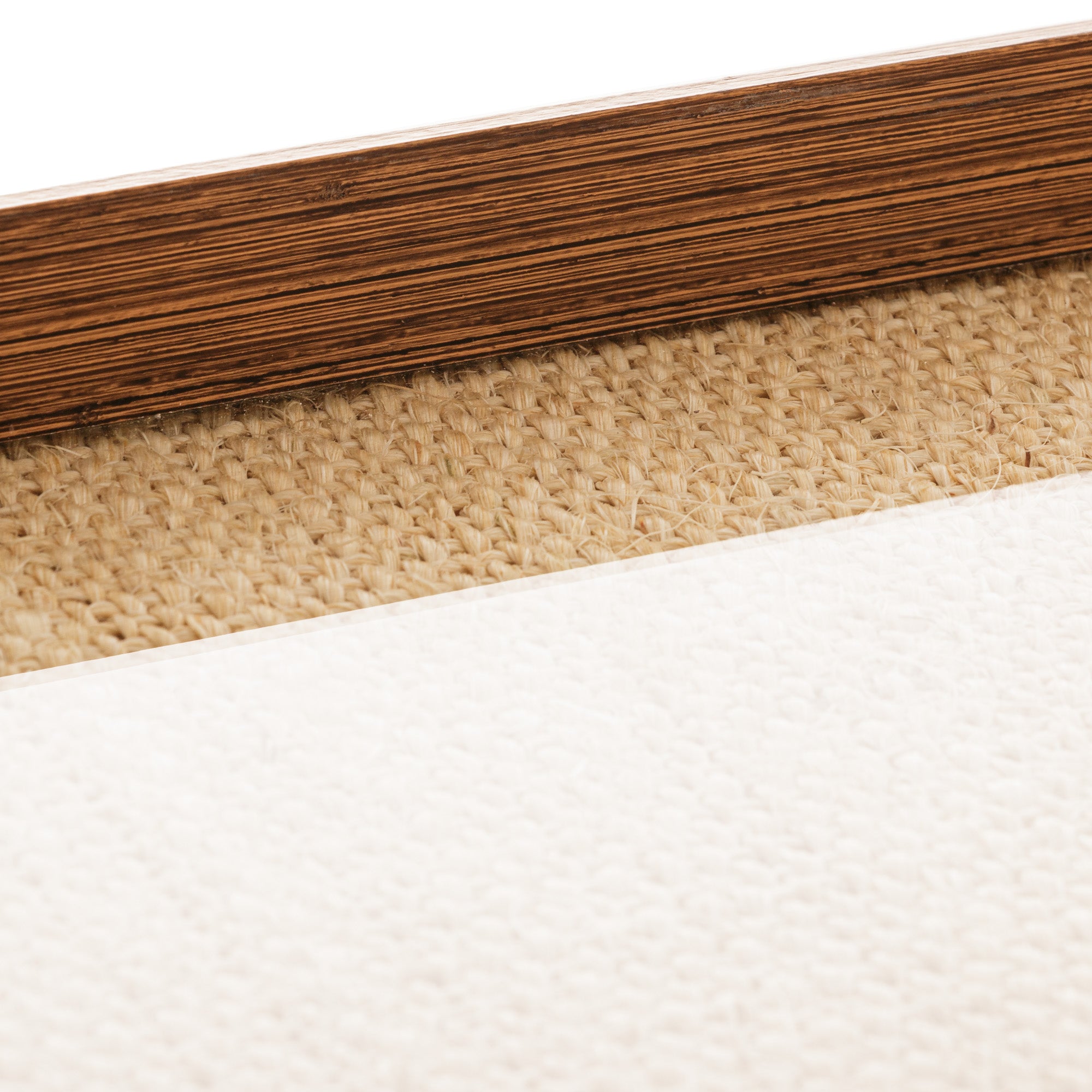 BANDEJA MADEIRA BAMBU COM SISAL NATURAL 45x30x4cm