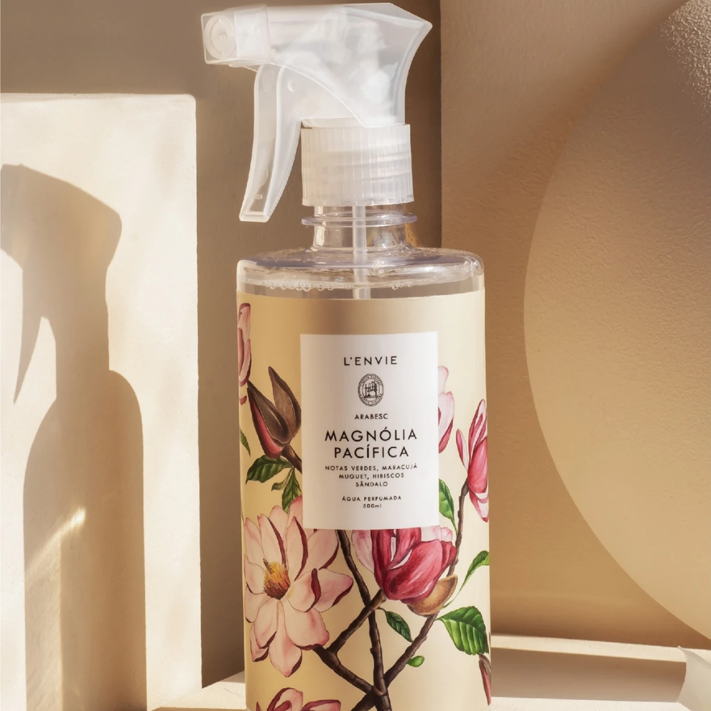 ÁGUA PERFUMADA MAGNÓLIA PACÍFICA ARABESC - 500ML