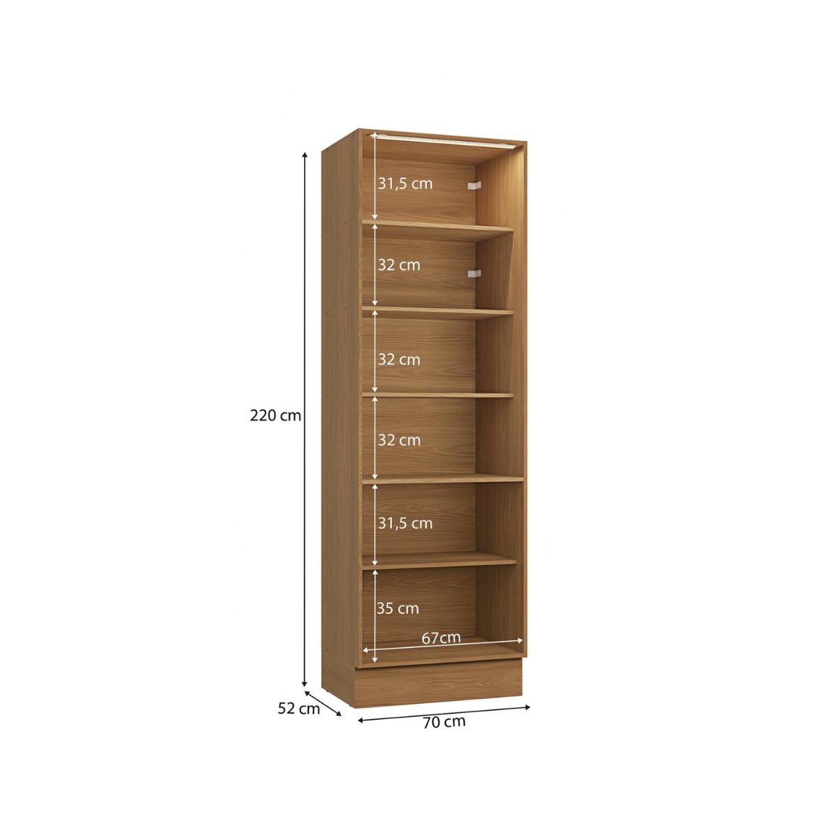 CRISTALEIRA 4 PORTAS – CANELA/AZUL PROFUNDO 70CM