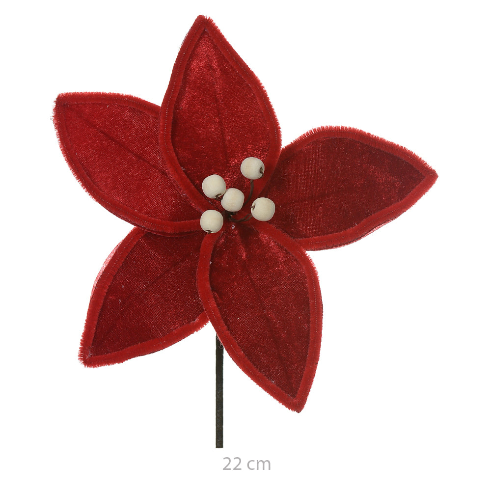 HASTE BICO DE PAPAGAIO VERMELHO 22CM