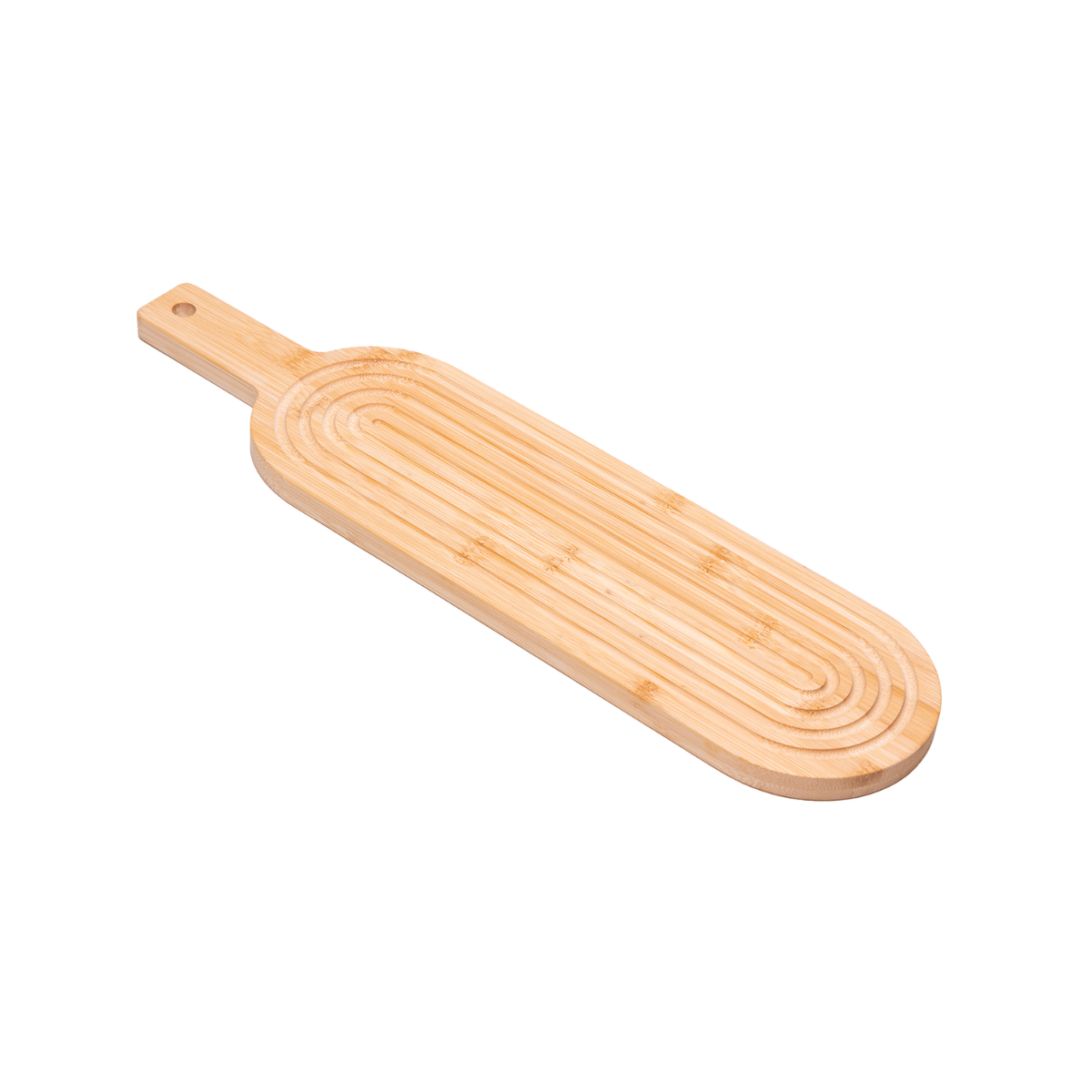 TABUA OVAL DECORATIVA AURA 45CM X 12CM X 1,5CM BAMBU - LYOR