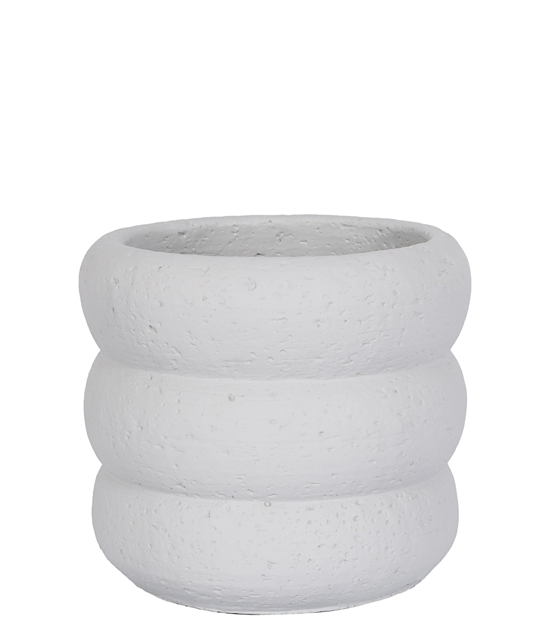 CACHEPOT EM CIMENTO CINZA 13CM