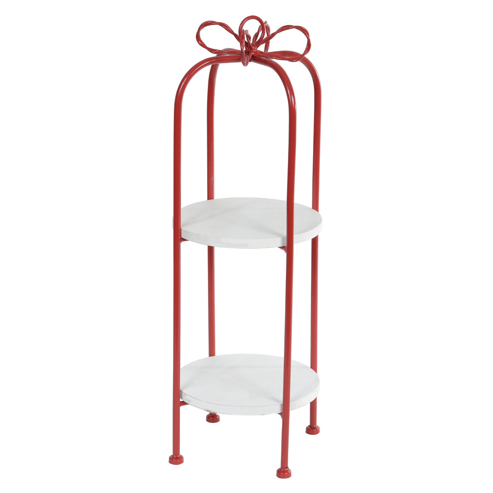 SUPORTE DECORATIVO NATAL 2 ANDARES 44,5CM