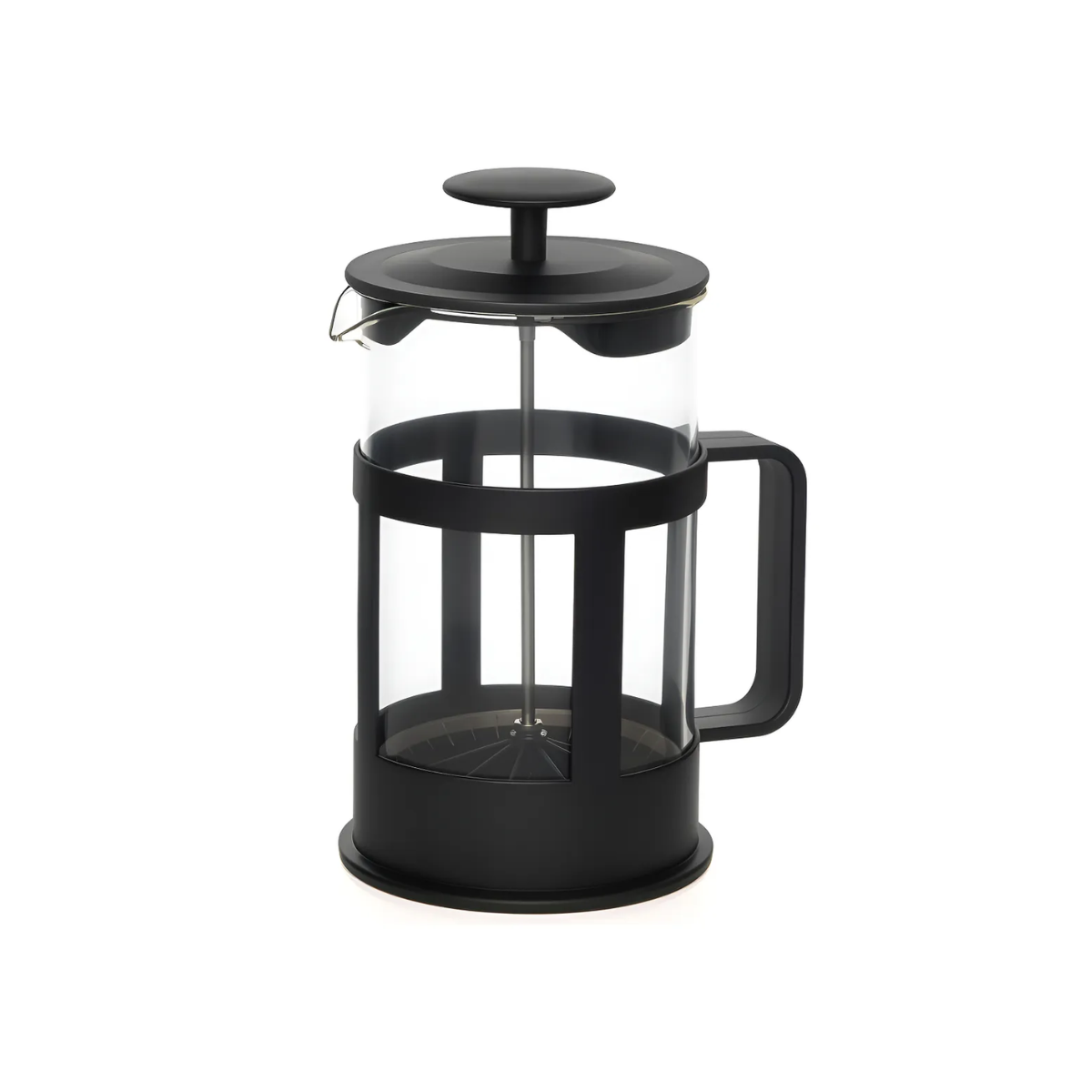 CAFETEIRA FRANCESA EM VIDRO E PLASTICO - 600ML