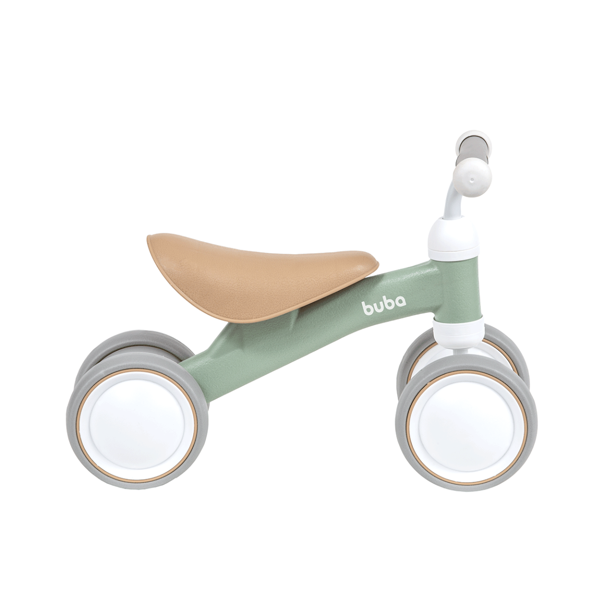 BICICLETA DE EQUILIBRIO COM 4 RODAS VERDE