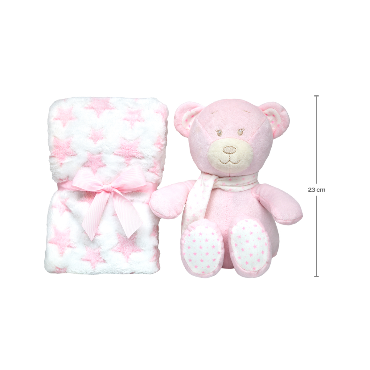 KIT URSINHO COM MANTINHA SONINHO ROSA