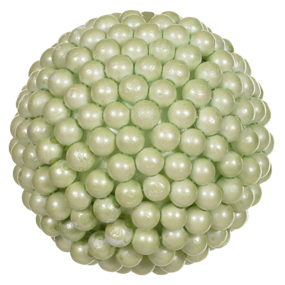 BOLA DECORADA NATAL 10CM VERDE