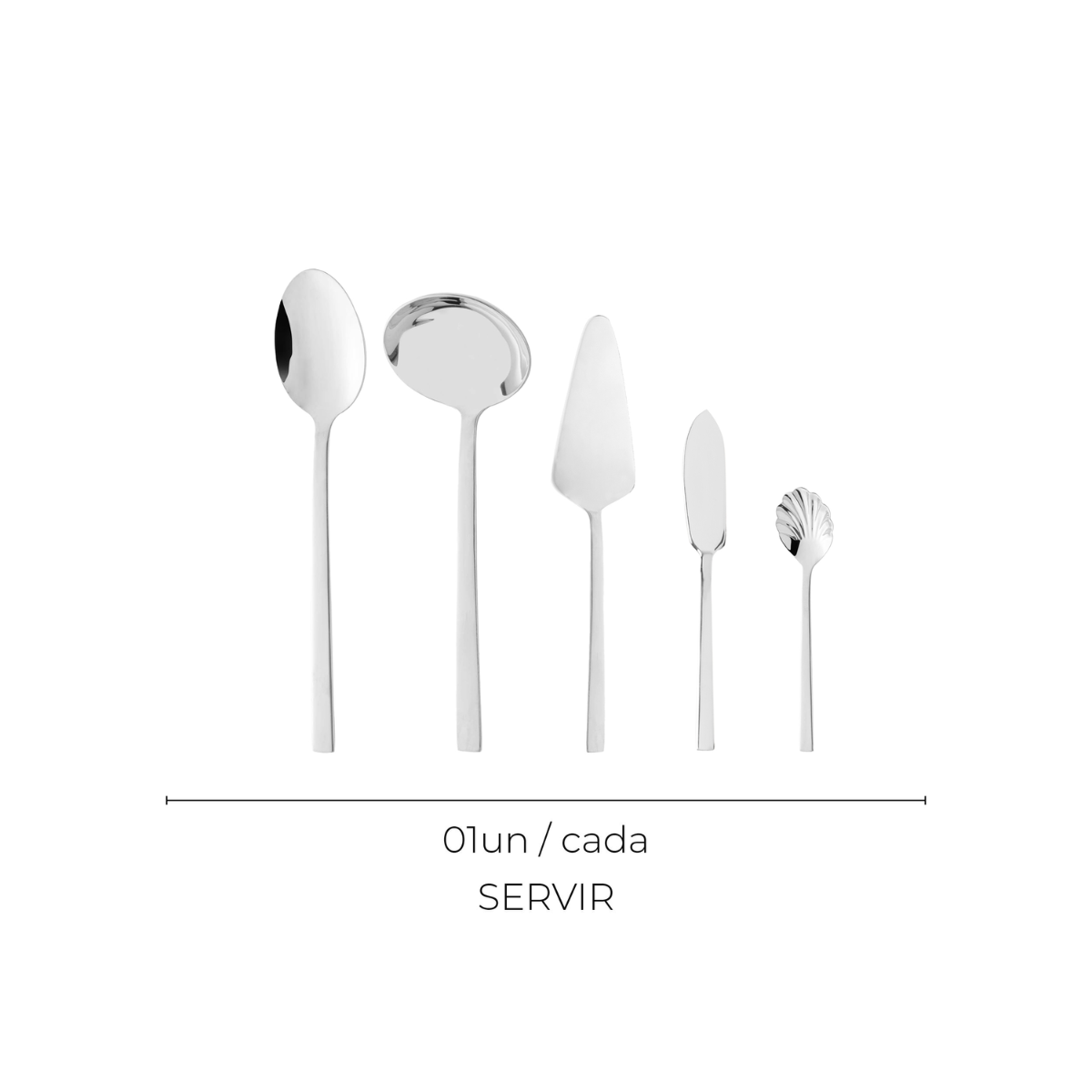 FAQUEIRO 25 PECAS FIRENZE ACO INOX WOLFF