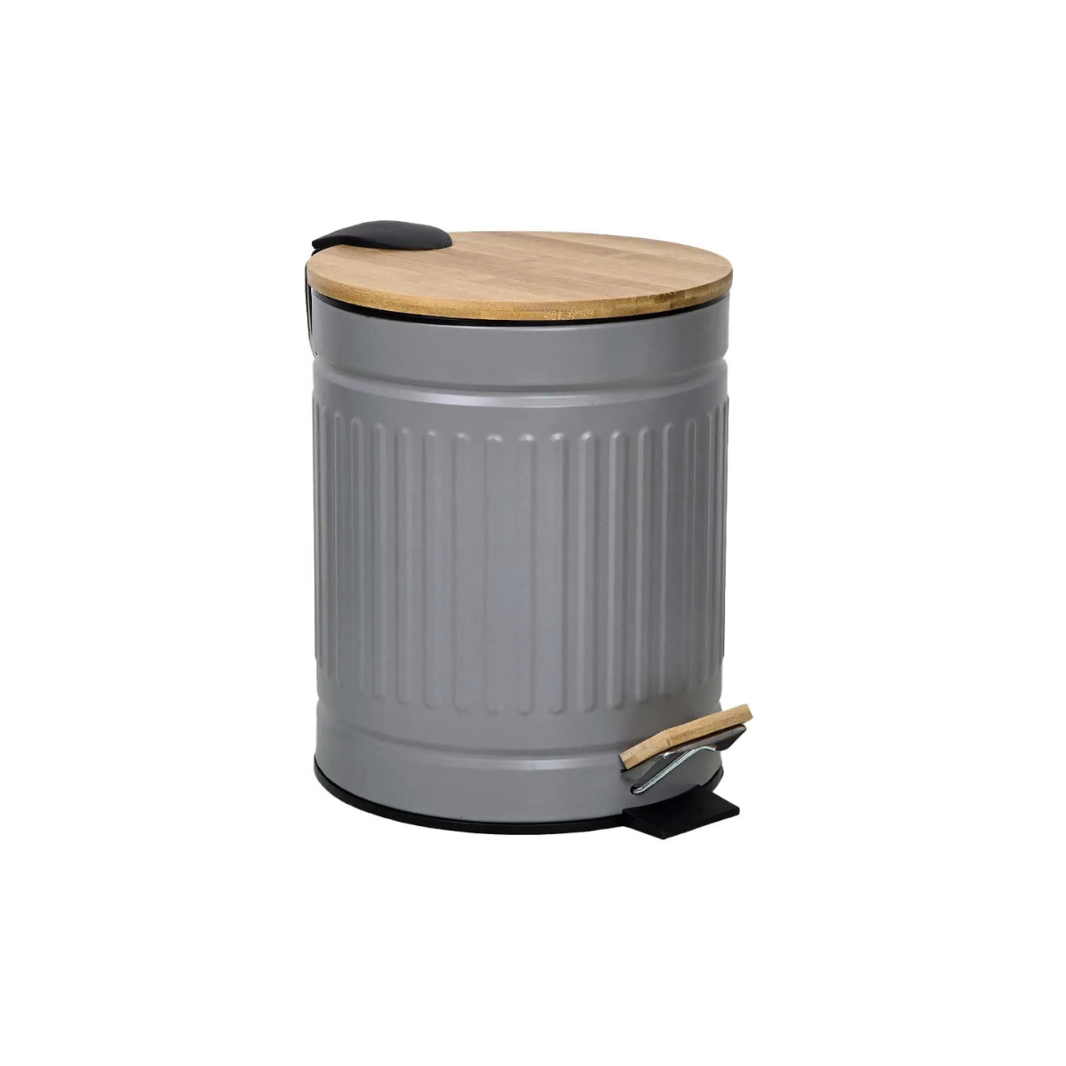 LIXEIRA 3L FLUTED – CINZA