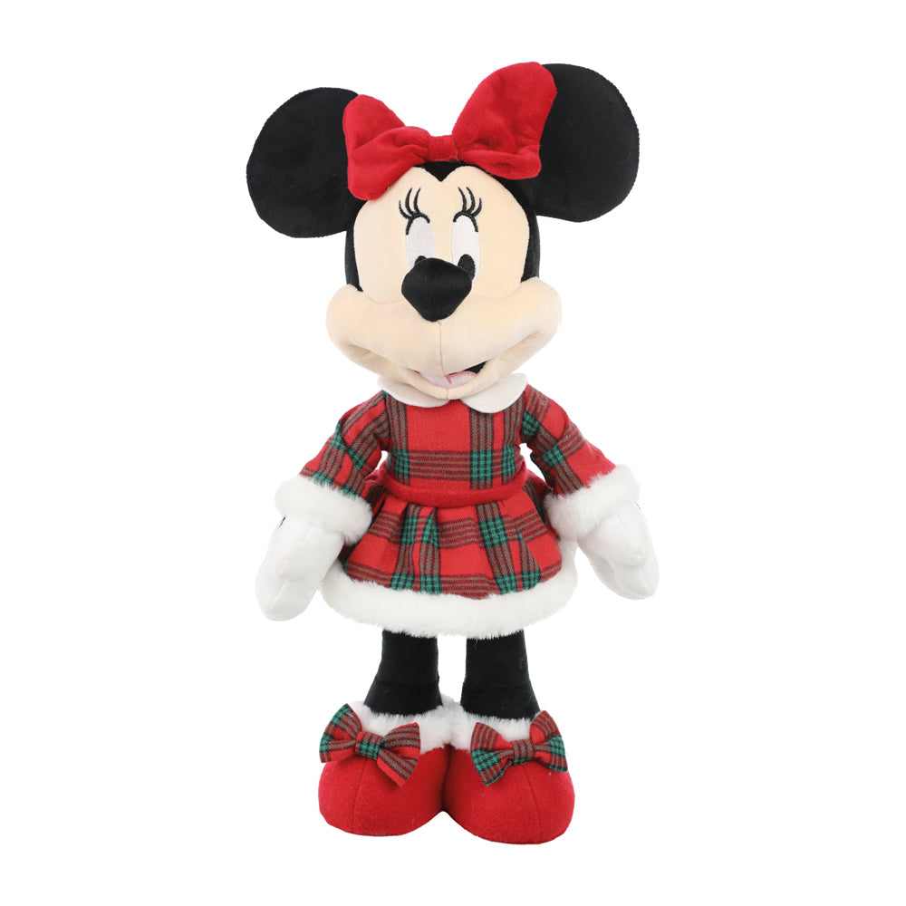 BONECA MINNIE EM PE XADREZ 45CM