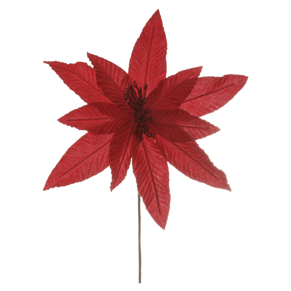 BICO DE PAPAGAIO AVELUDADO VERMELHO 34CM