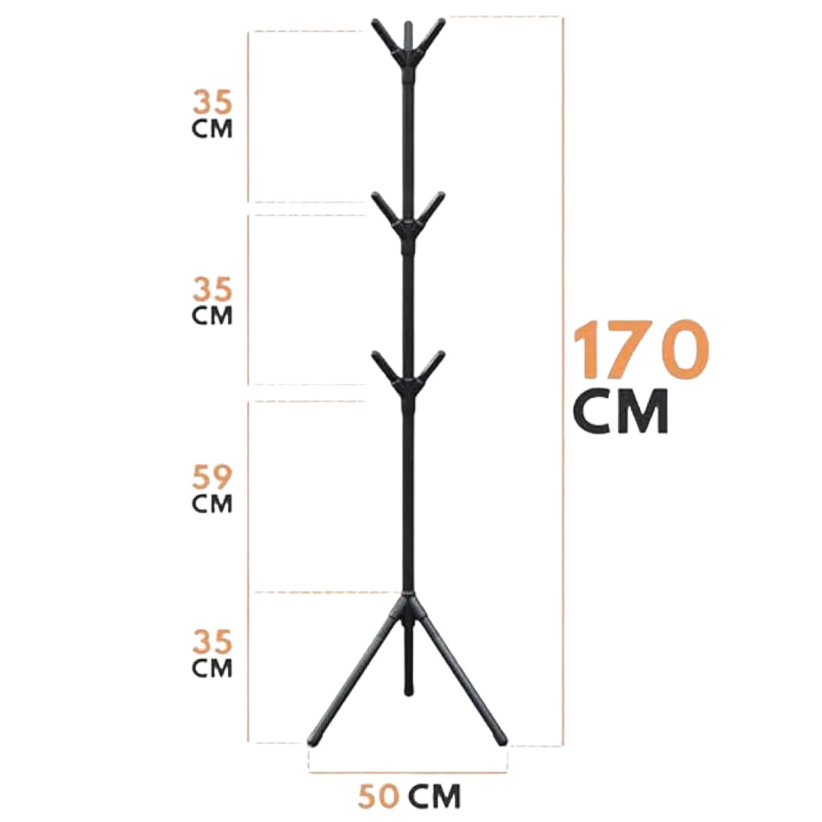 CABIDEIRO METALICO 170X50CM