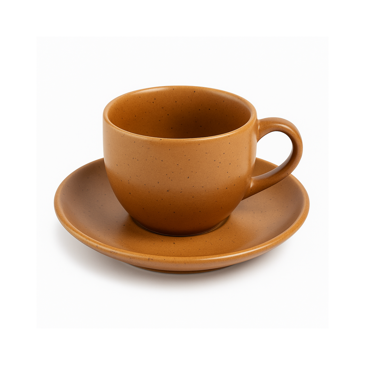 CJ 6 XICARAS COM PIRES CERAMICA VIANA TERRACOTA 160ML