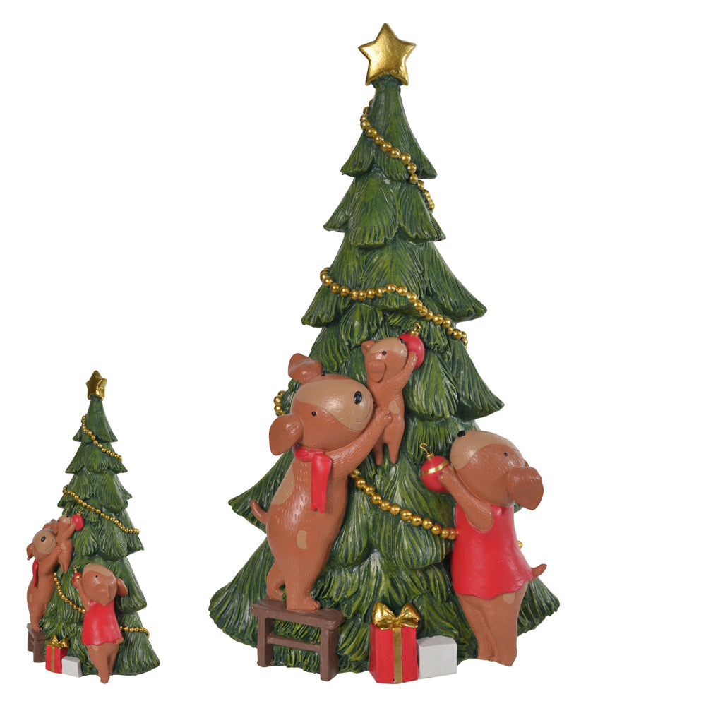 ARVORE NATAL FAMILIADE URSOS EM RESINA