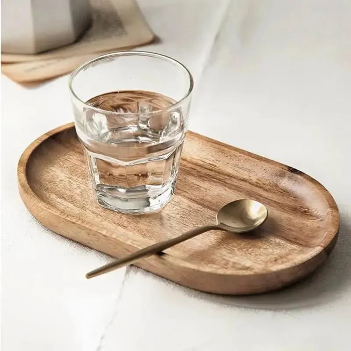 BANDEJA OVAL ACACIA WOOD 30X20CM