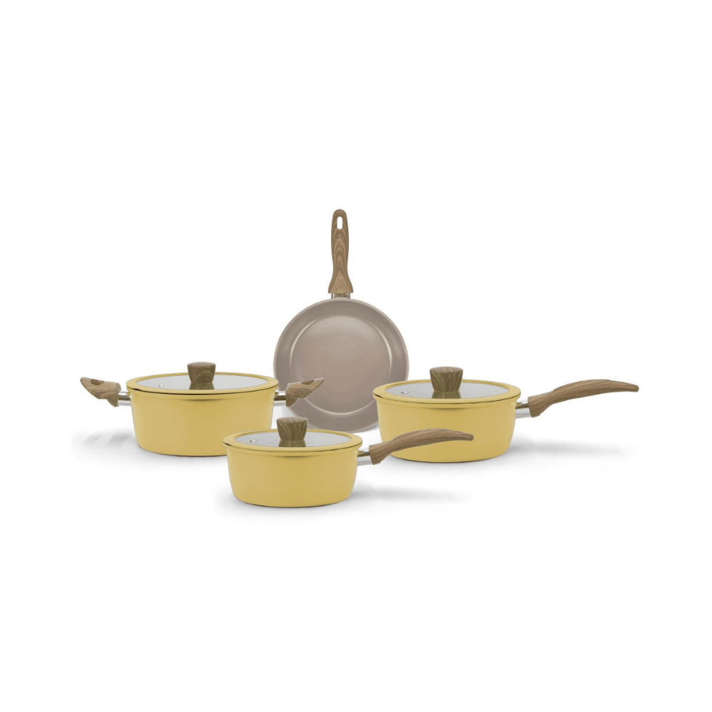 CONJUNTO DE PANELAS 4 PECAS – AMARELO