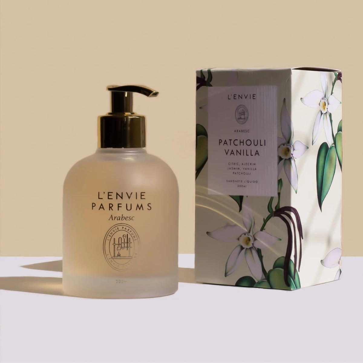 SABONETE LIQUIDO PATCHOULI VANILLA ARABESC - 200ML