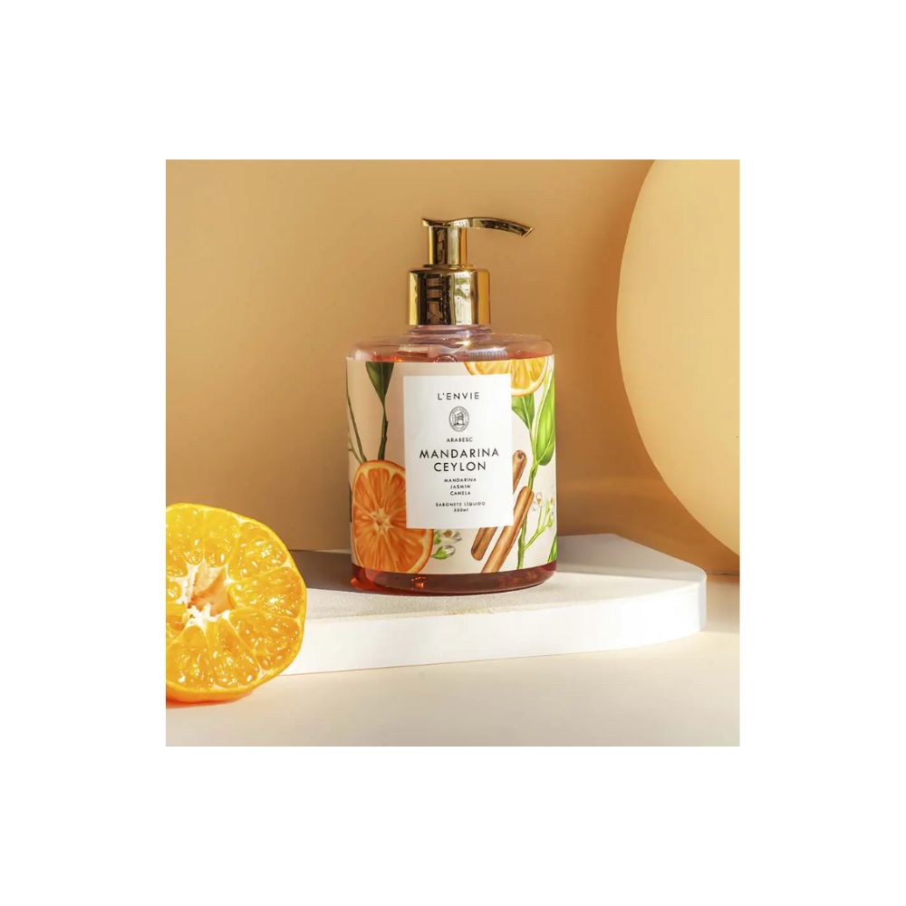 SABONETE LÍQUIDO MANDARINA CEYLON ARABESC - 350ML